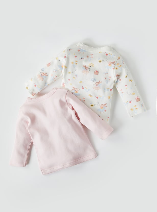 Infant Girls Printed Gift Set - Pack of 5
