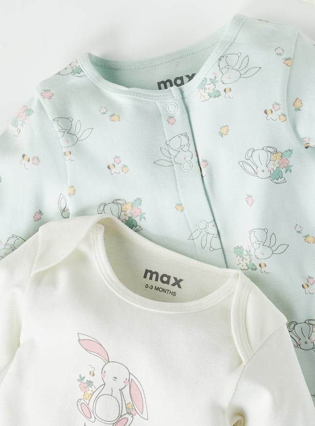 Infant Girls Printed Gift Set- Pack of 7