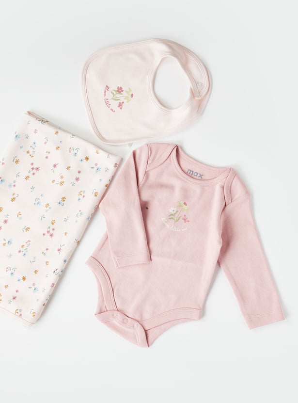 Girls 7 Piece Printed Clothing Gift Set