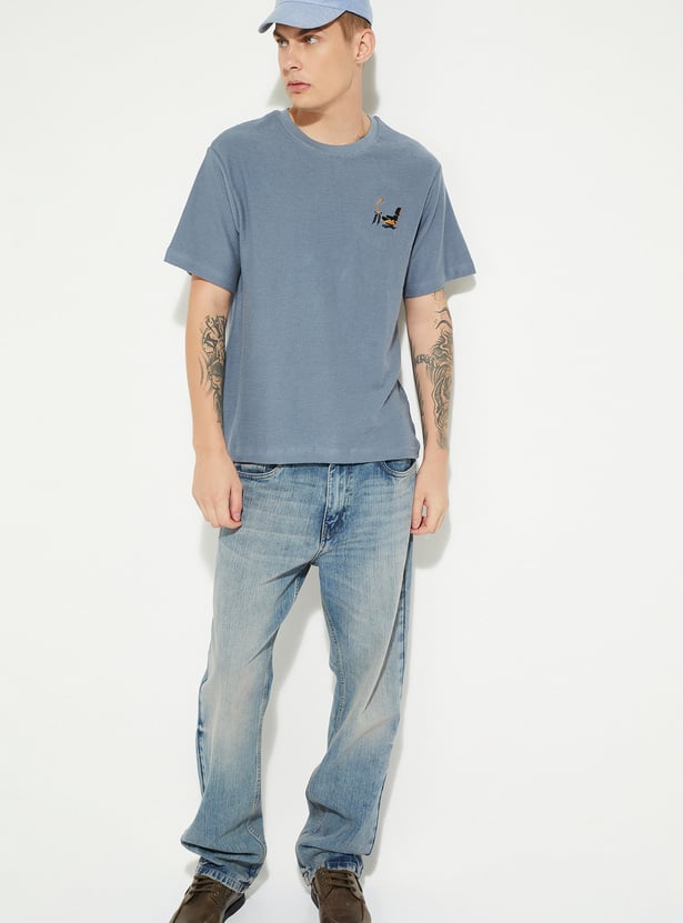 URB_N Men Embroidered T-shirt