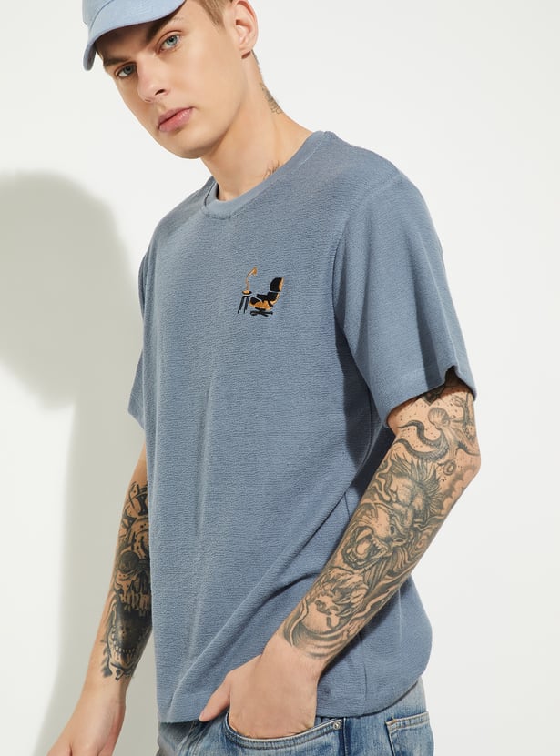 URB_N Men Embroidered T-shirt