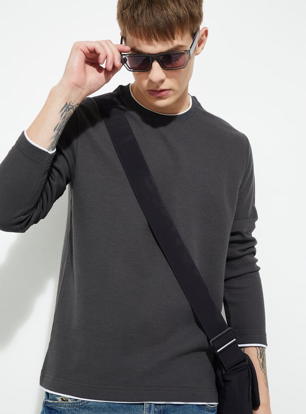 URB_N Men Solid T-shirt