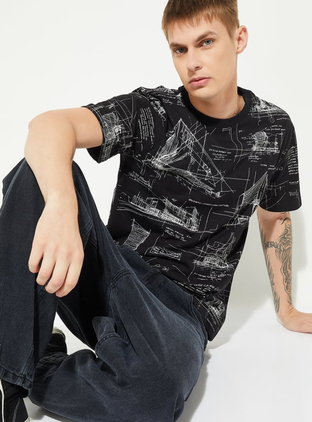 URB_N Men Printed T-shirt