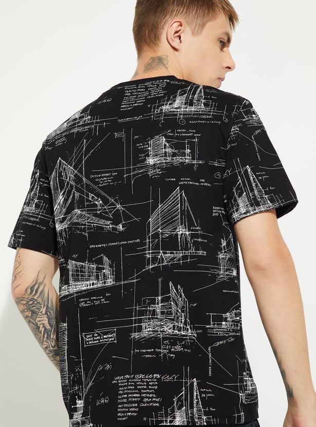 URB_N Men Printed T-shirt