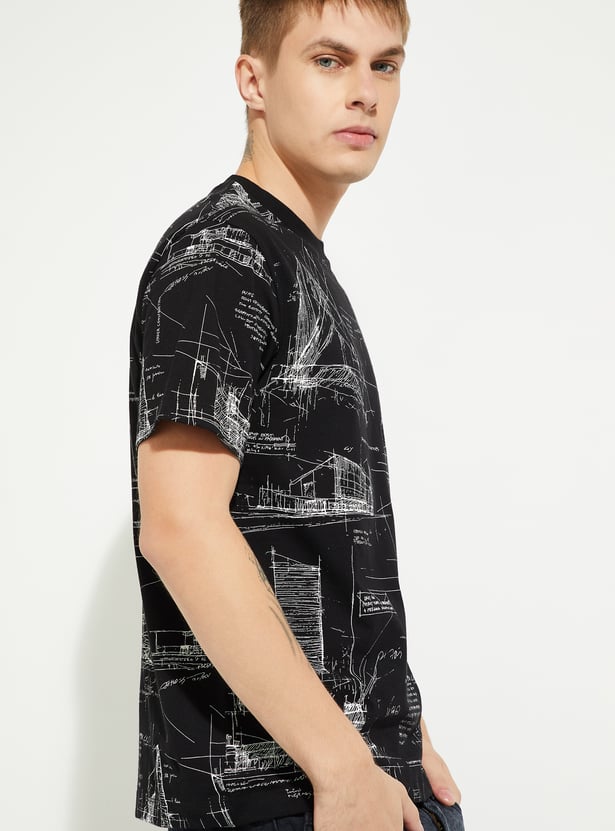 URB_N Men Printed T-shirt