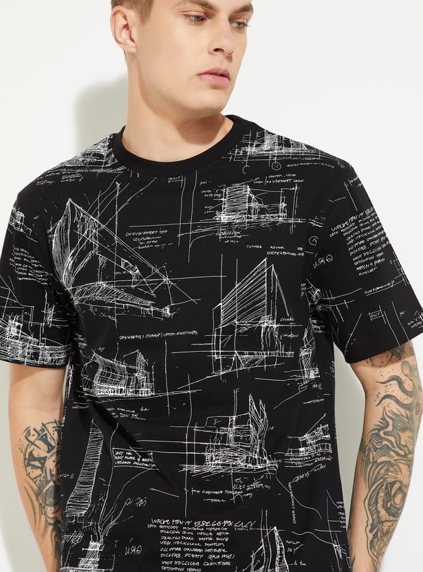 URB_N Men Printed T-shirt