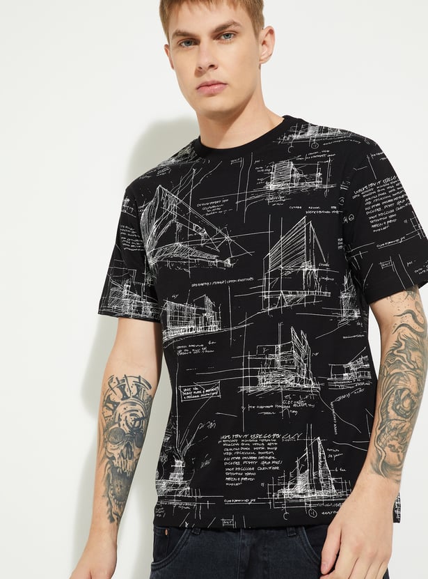 URB_N Men Printed T-shirt