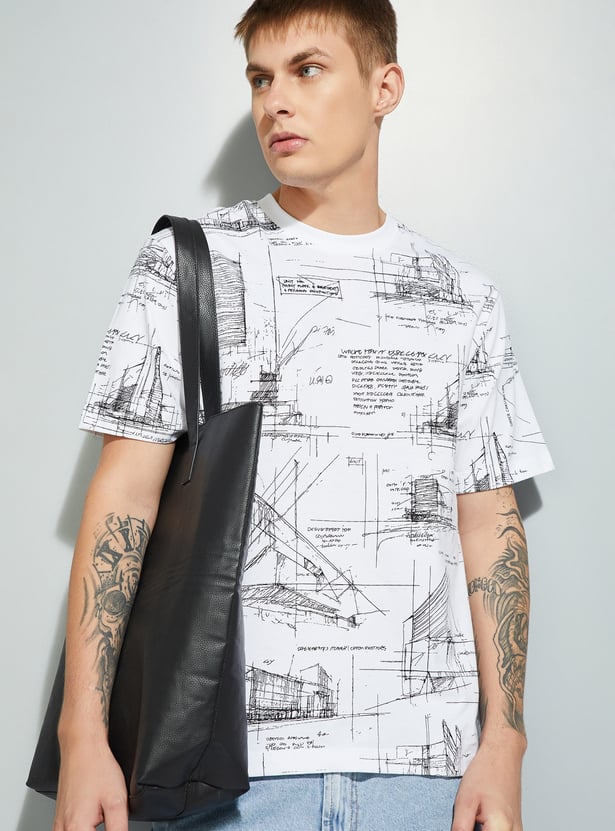 URB_N Men Printed T-shirt