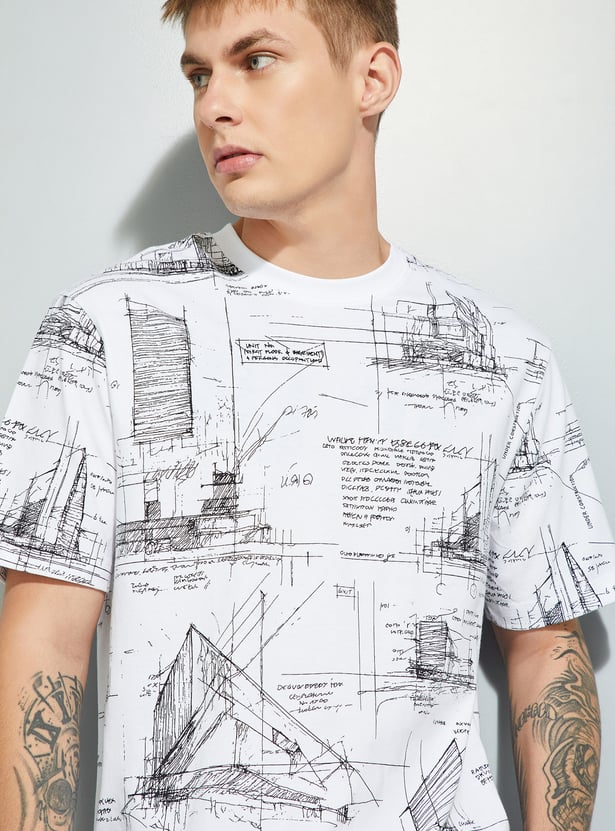 URB_N Men Printed T-shirt