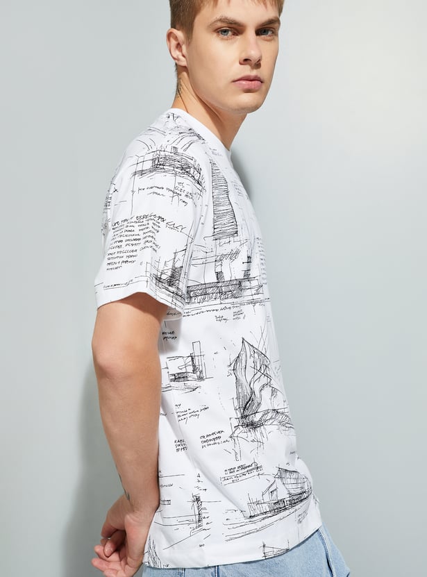 URB_N Men Printed T-shirt