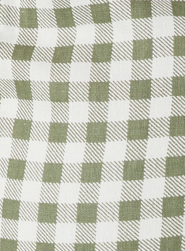 Women Gingham Checked Lounge Shorts