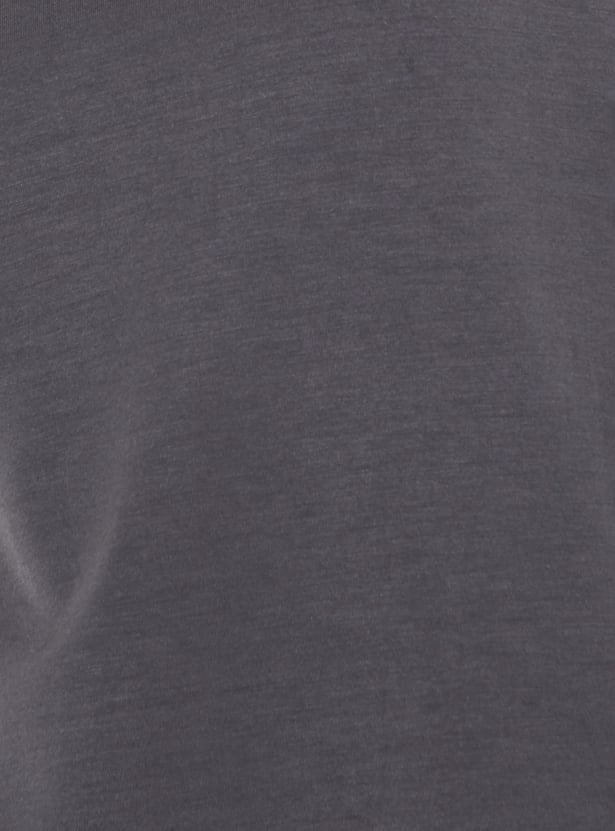 Women Solid Boxy Sports T-shirt