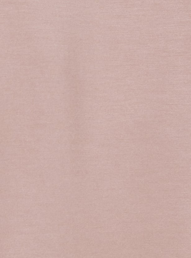 Women Solid Boxy Sports T-shirt