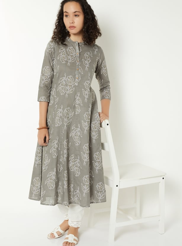 Women Printed Kalidar Kurta