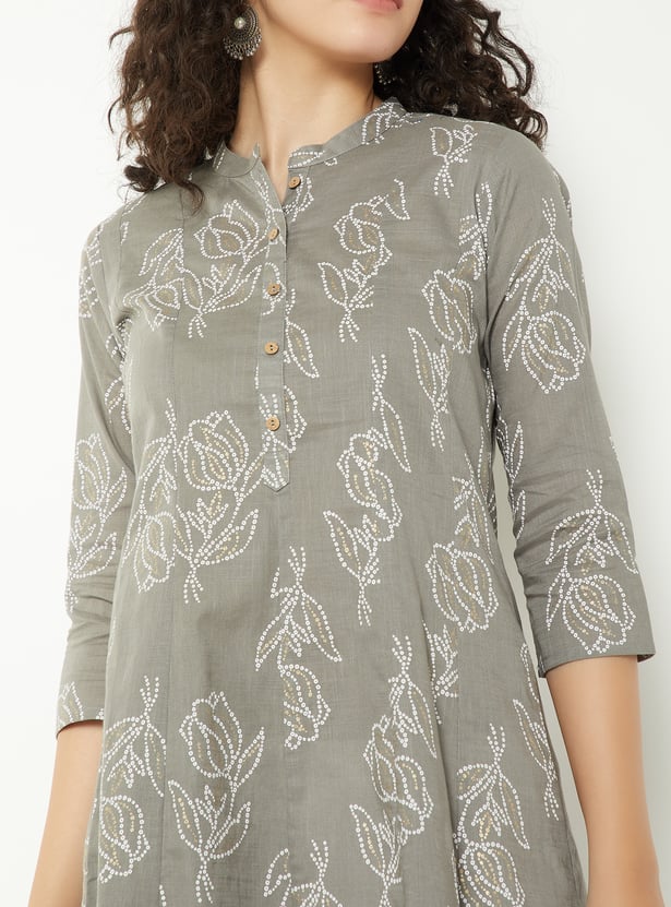 Women Printed Kalidar Kurta