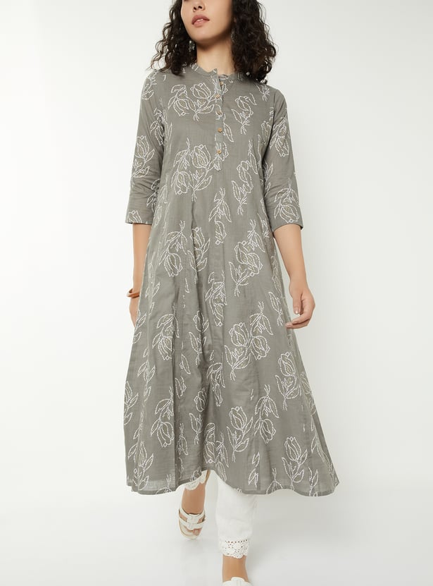 Women Printed Kalidar Kurta