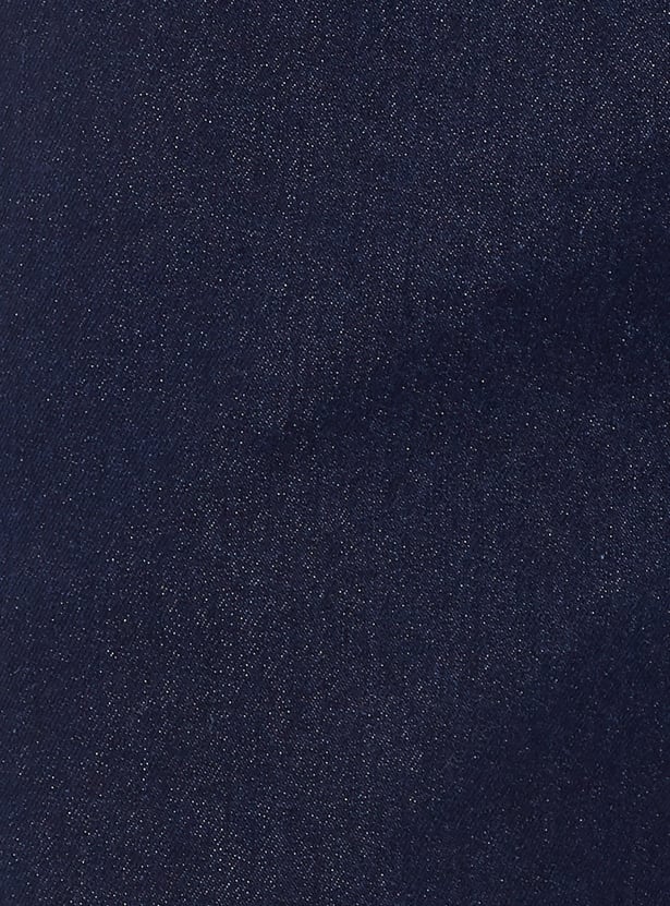 Men Solid Straight Fit Jeans