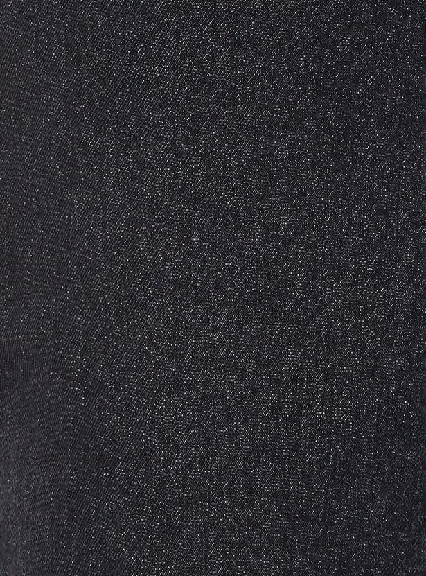 Men Washed Straight Fit Jeans