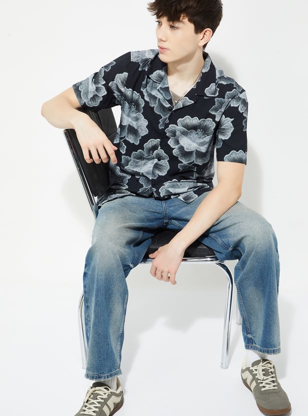 URB_N Men Printed Shirt
