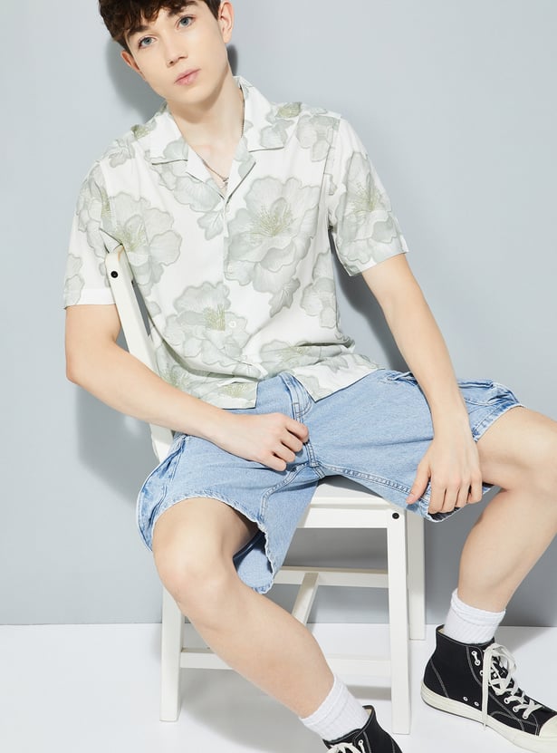URB_N Men Printed Shirt