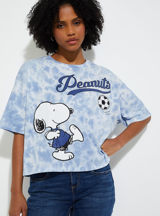 URB_N Women Snoopy Printed T-shirt