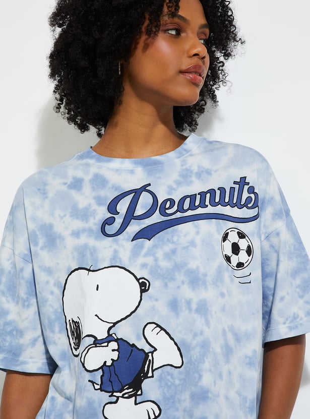 URB_N Women Snoopy Printed T-shirt