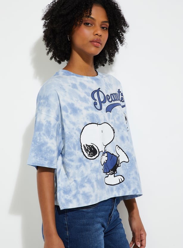 URB_N Women Snoopy Printed T-shirt