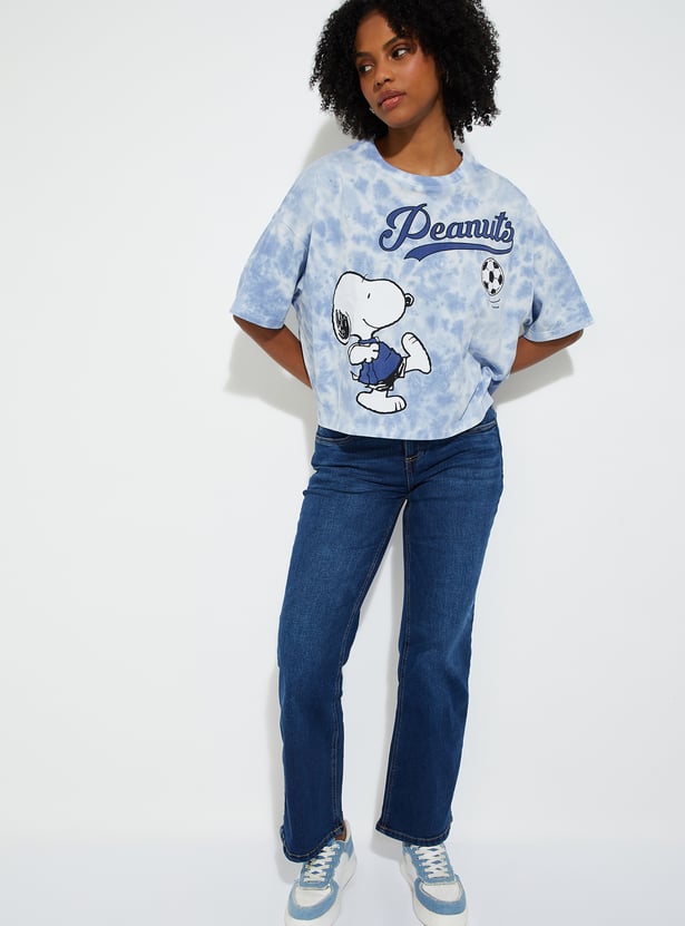 URB_N Women Snoopy Printed T-shirt