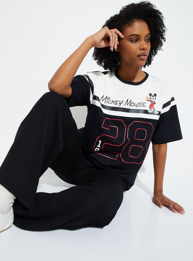 URB_N Women Mickey Mouse T-shirt