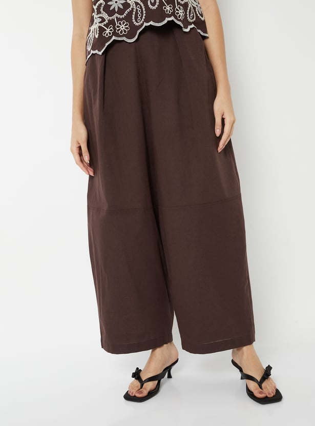 Women Solid Palazzos