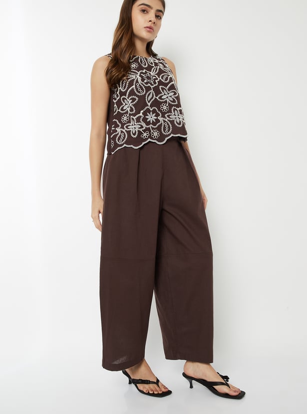 Women Solid Palazzos
