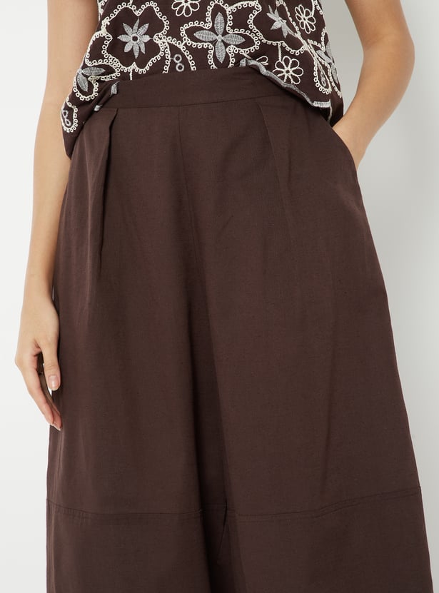 Women Solid Palazzos