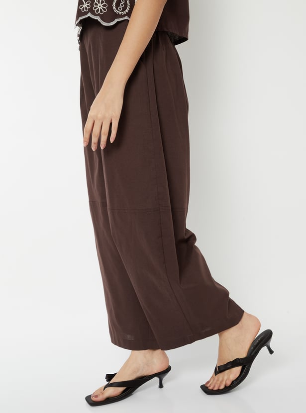Women Solid Palazzos
