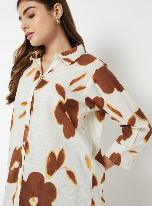 Women Floral Print Shirt