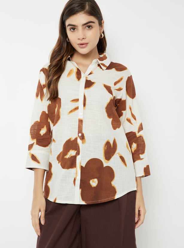 Women Floral Print Shirt