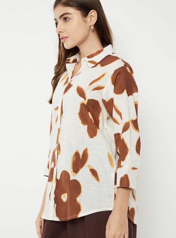 Women Floral Print Shirt
