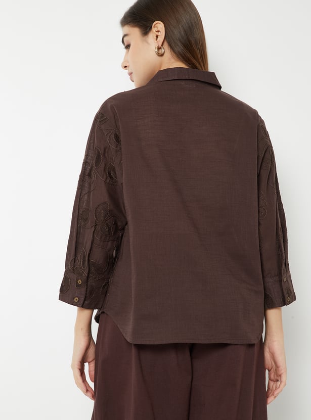 Women Embroidered Shirt