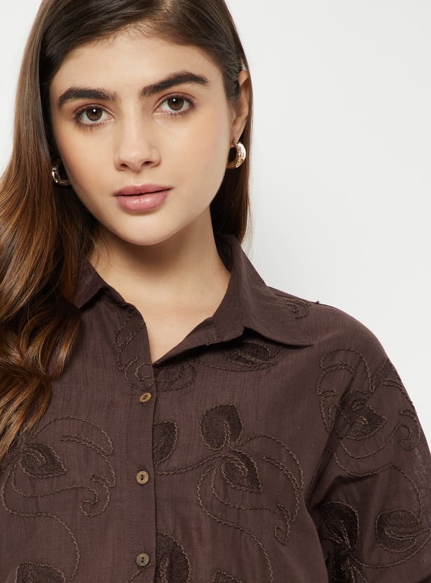 Women Embroidered Shirt