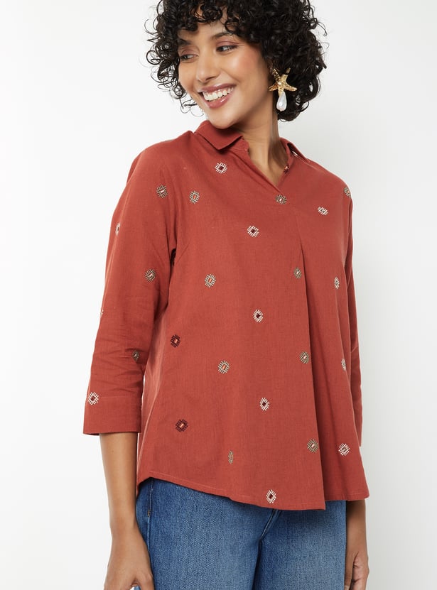 Women Embroidered Tunic