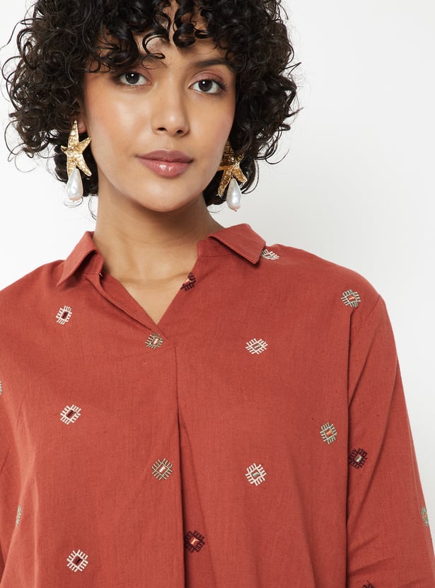 Women Embroidered Tunic