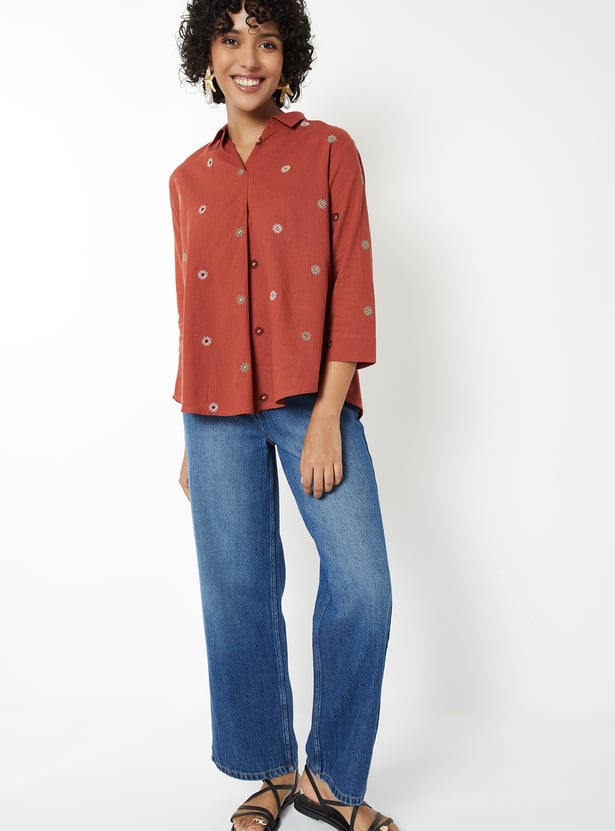Women Embroidered Tunic