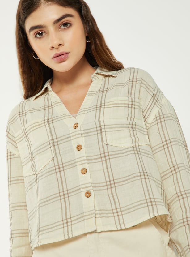 Women Checked Shirt