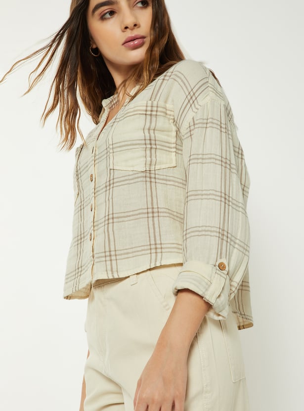 Women Checked Shirt
