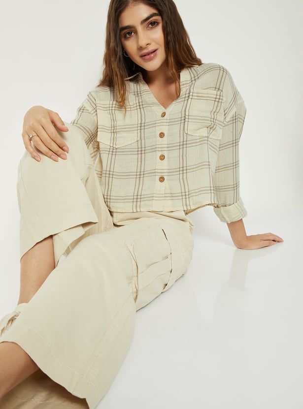 Women Checked Shirt
