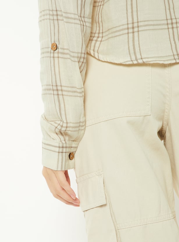 Women Checked Shirt