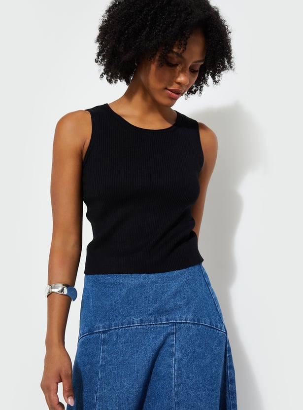 Women Ribbed Tank Top