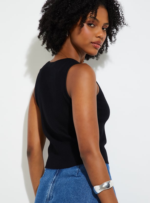 Women Ribbed Tank Top