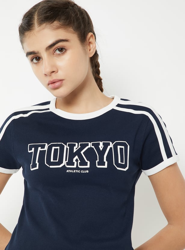 Women Printed Sports T-shirt