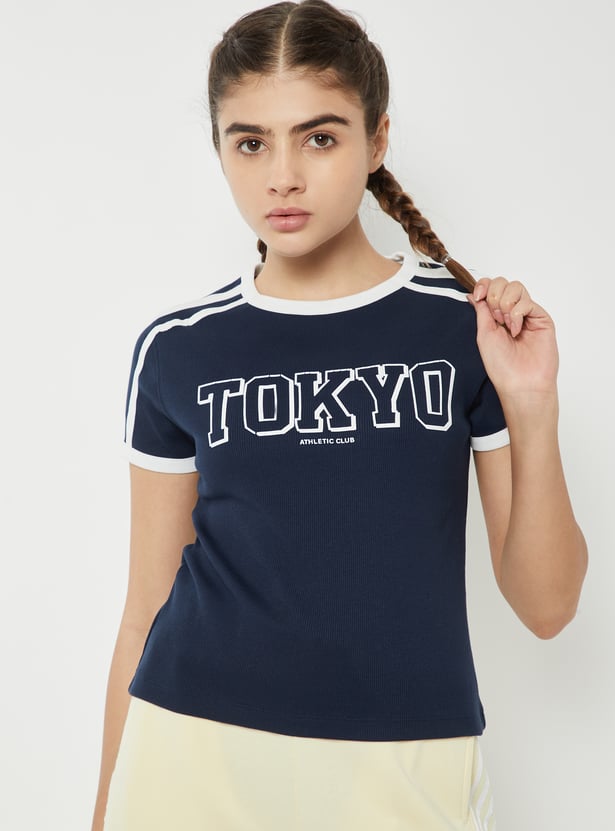 Women Printed Sports T-shirt