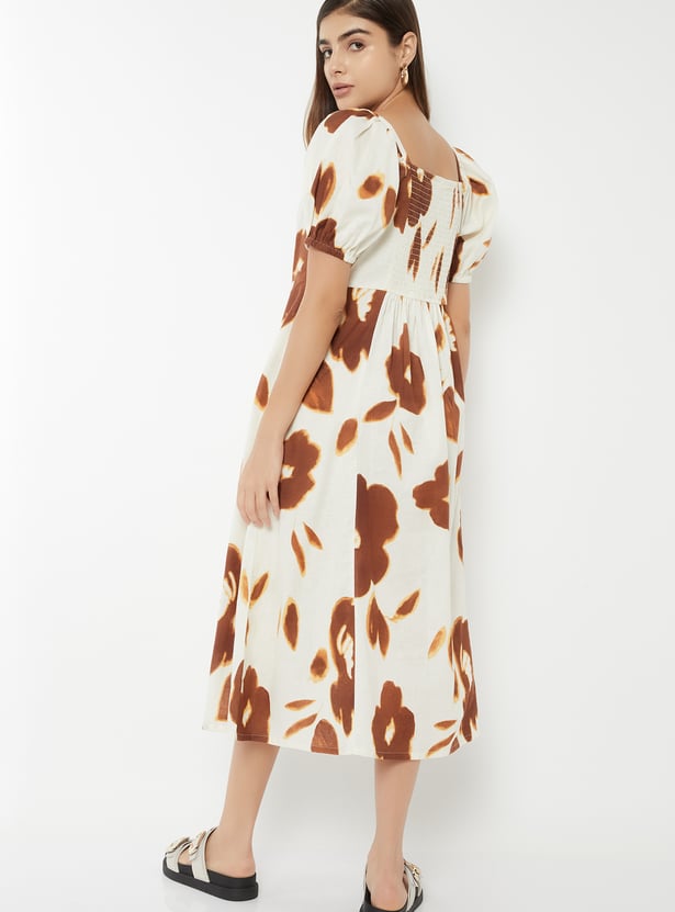 Women Printed A-line Dress